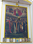 Икона Покрова Пресвятой Богородицы в храме Архангела Михаила в Ракитном. <Нажмите, чтобы увеличить>