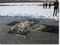 Крещенское купание в Ольховатке. <Нажмите, чтобы увеличить>