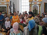 Молебен к открытию православного десткого лагеря Благовест